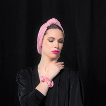 LANA OVEA TURBAN ROSE POUDRÉ PASTEL