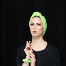 LANA OVEA TURBAN VERT PISTACHE