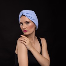 MOZA-MALIKA OVEA TURBAN BLEU OCÉAN