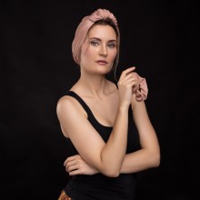 LANA OVEA BLUSH PINK TURBAN