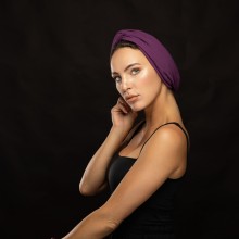 MOZA OVEA TURBAN SOFT VIOLINE PURE